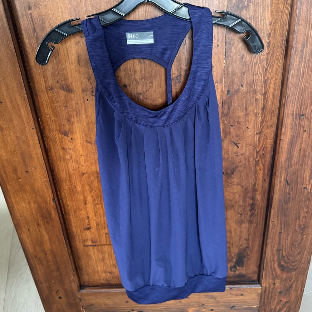 LIJA  Purple Tank workout/tennis Top